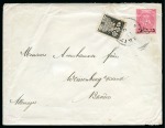 1893 (Jun 11) 6ch Postal stationery envelope from 