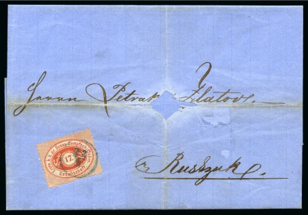 Stamp of Austria » Donau Steamship Company Svishtov - Ziştovi - Sistov: 1867 Entire letter fr