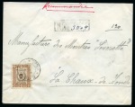 1915 Cover and a postcard with Coronation franking