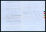 1854 Campbell & Fergusson printing contract for th