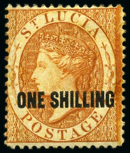 Stamp of St. Lucia COLLECTIONS: 1860-1983, Mostly mint collection in 