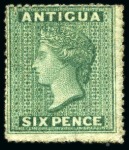 Stamp of Antigua & Barbuda COLLECTIONS: 1862-1987, Mostly mint collection in 
