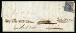 Stamp of Australia » New South Wales COLLECTIONS: 1851-69, Group of five covers incl. 2