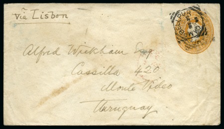 1893 (Sep 25) QV 2a6p postal stationery from Campb