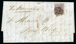 Stamp of Great Britain » 1855-1900 Surface Printed 1860 (Jan 26) Entire from London to HONG KONG with