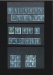 Stamp of Great Britain » 1841 2d Blue 1841 2d Blue specialised group with multiples, sha