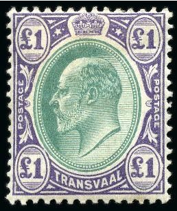 Stamp of South Africa » Transvaal 1902 & 1903 Wmk Crown CA sets to £1, mint og (a fe