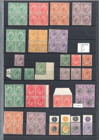 Stamp of South Africa » Union & Republic of South Africa 1913-24 1/2d to £1 mint specialised group incl. se