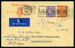 1946 First Postwar Airmail Ireland-England, extra 