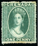 Stamp of British Empire General Collections and Lots 1861-1929, Balance lot of stamps with Grenada 1861