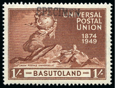 1949 UPU complete mint set of four all showing SPE