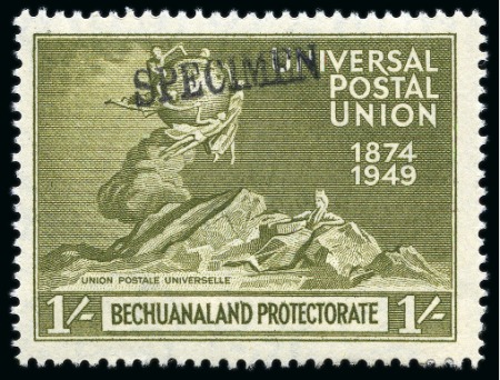 Stamp of Bechuanaland » British Bechuanaland 1949 UPU complete mint set of four all showing SPE