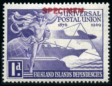 Stamp of Falkland Islands Dependencies: 1949 UPU complete mint set of four a