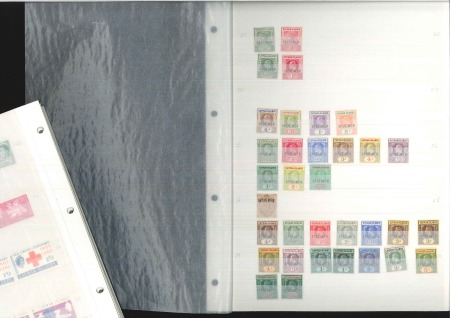 Stamp of Cayman Islands COLLECTIONS: 1900-64, Mint collection with SPECIME