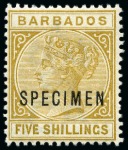 Stamp of Barbados COLLECTIONS: 1875-1961, Mint collection on stockpa
