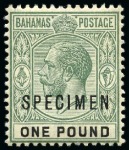 Stamp of Bahamas COLLECTIONS: 1884-1965, Mint collection on stockpa