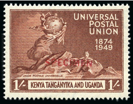 Stamp of Kenya, Uganda and Tanganyika » Kenya, Uganda and Tanganyika 1949 UPU complete mint set of four all showing SPE