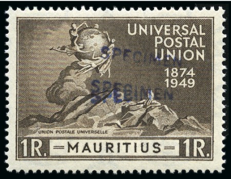 Stamp of Mauritius » Later Issues 1949 UPU complete mint set of four all showing SPE