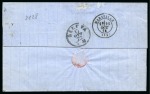 Stamp of Palestine and Holy Land » Palestine French Levant Offices CONSTANTINOPLE Deux lettres pour Gênes en Italie a