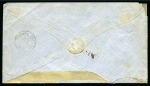 CONSTANTINOPLE Enveloppe avec griffe "MER NOIRE" e
