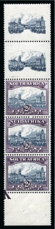 SOUTH AFRICA

1930-44 2d vertical strip of five 