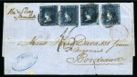 Stamp of Mauritius » 1859 Sherwin Issue (SG 40) The Finest Known Sherwin Cover

1859 Entire letter