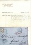 Stamp of Palestine and Holy Land » Palestine French Levant Offices LES DARDANELLES Lettre datée de Gallipoli pour Gên