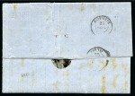 Stamp of Palestine and Holy Land » Palestine French Levant Offices CONSTANTINOPLE Lettre du 04.06.1862 pour Athènes a