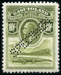 Stamp of Basutoland COLLECTIONS: 1933-66, Mint collection from 1933-47