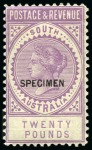 Stamp of Australia » South Australia COLLECTIONS: 1883-1904, Mint collection incl. repr