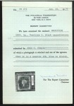 Stamp of Mauritius » 1859 Lapirot Issue » Early Impressions (SG 36-37) 1859 Lapirot 2d blue, early impression, position 2