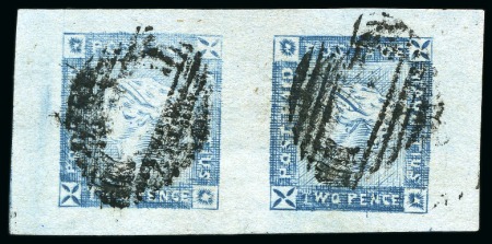 1859 Lapirot 2d blue on bluish, intermediate impre