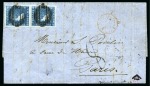 Stamp of Mauritius » 1859 Sherwin Issue (SG 40) One of Only Two Double Rate Sherwin Frankings

1
