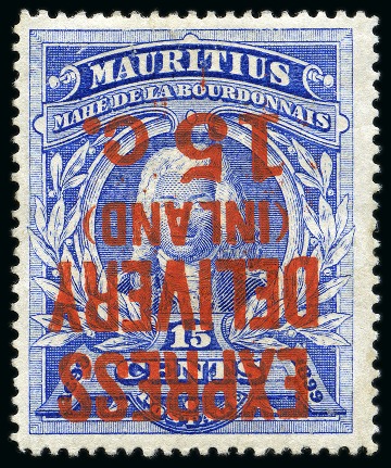 Express delivery 1903-04 surcharged in one operati