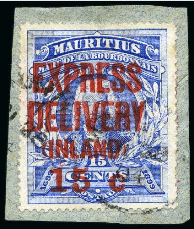 Express delivery 1903-04 smaller figures of value 