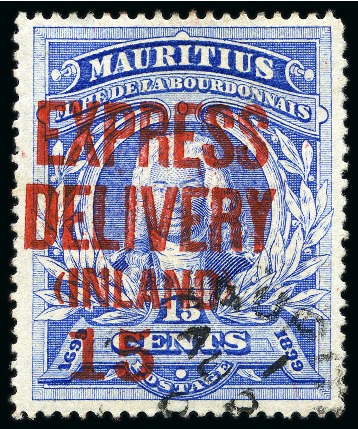 Express delivery 1903-04 smaller figures of value 