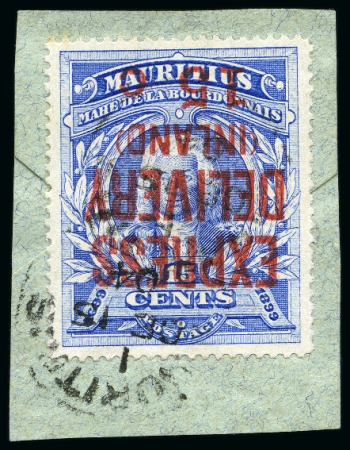 Stamp of Mauritius » Later Issues Express delivery 1903-04 smaller figures of value 