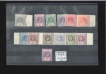 1938-49 George VI 2c to 10r set of twelve perforat