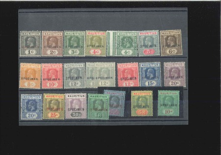 Stamp of Mauritius » Later Issues 1921-34 Script CA set 1c to 10r overprinted or per