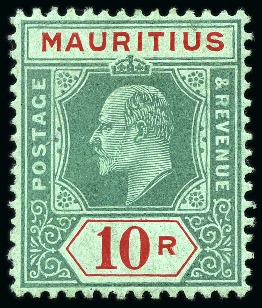 Stamp of Mauritius » Later Issues 1902-10 KEVII mint range with 1902 12c on 18c bloc