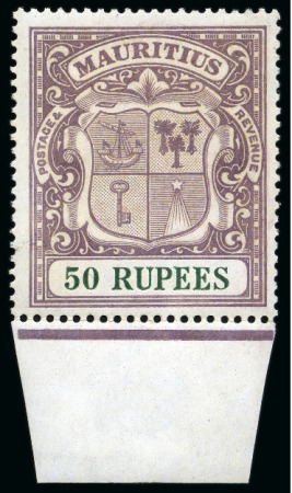 Stamp of Mauritius » Later Issues 1921-26 1c to 50r (this is marginal, small mark on