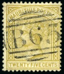 1878-85 Range with "B65" numerals, from 8c on 2d, 