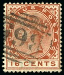 1878-85 Range with "B65" numerals, from 8c on 2d, 