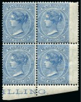 1863-72 Crown CC good mint range with 1d (all thre