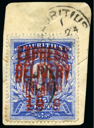 Stamp of Mauritius » Later Issues 1903-04 Small figures of value 15c on 15c, error s