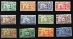 1938 Issue SPECIMENS with British normal and posta