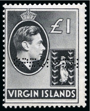 Stamp of British Virgin Islands COLLECTIONS: 1935-46, Mint nh SPECIMEN group incl.