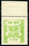 1914-41 1/2a black, setting 51, and 2a bright appl