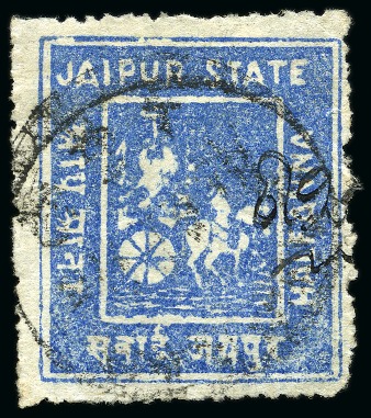 1904 1/2a pale blue, used with seal cancels, fine 