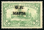 Stamp of Tanganyika » Mafia Island British Occupation » 1915 (Jan) "G. R. / MAFIA" Type 1 Overprint in Black 1915 (Jan) 2r green, overprinted in black, mint si